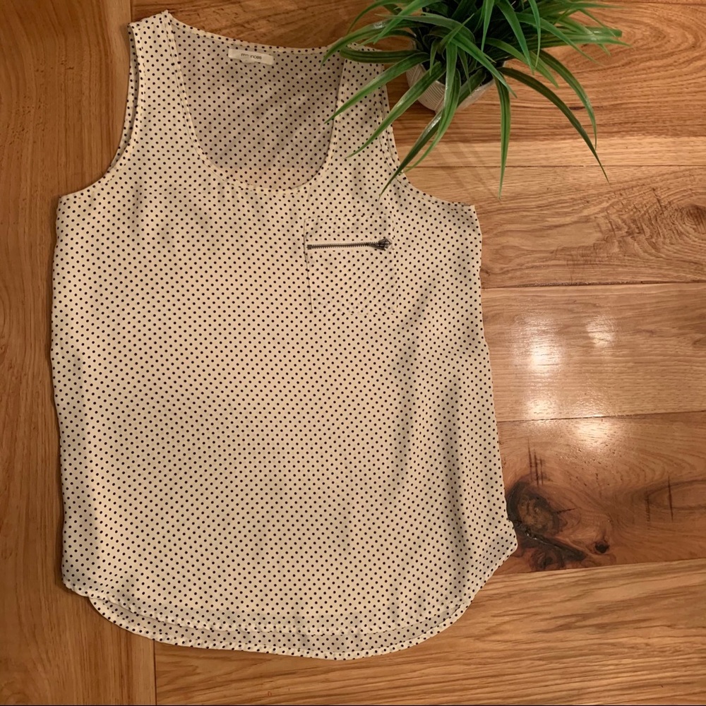 Maurice’s polka dot sleeveless blouse